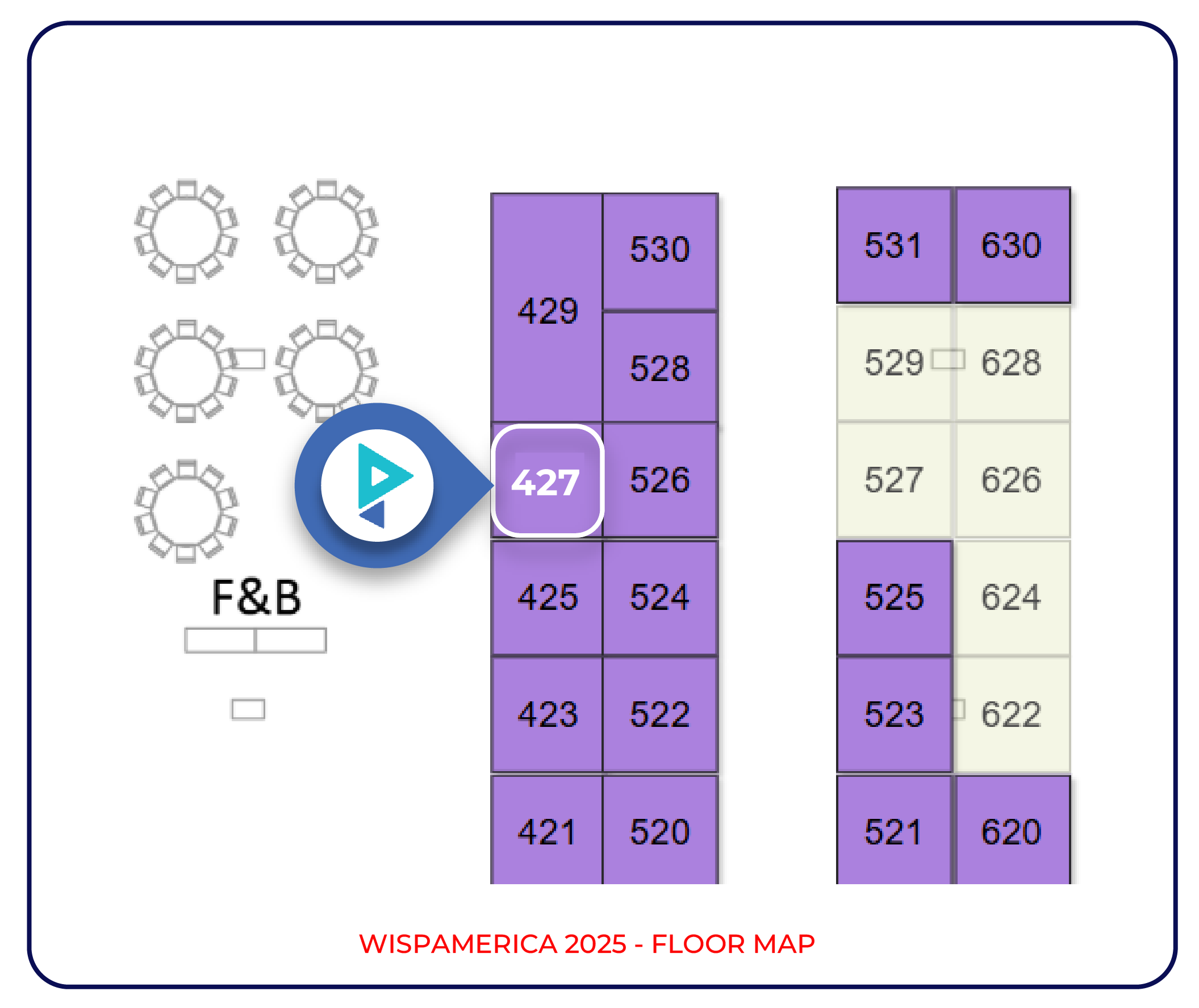 WISPAPALOOZA Floormap